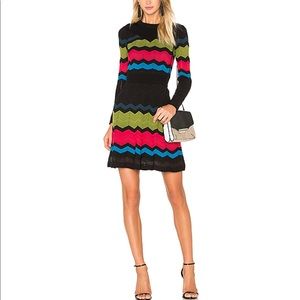 M Missoni Zig Zag Colorblock Sweater Dress